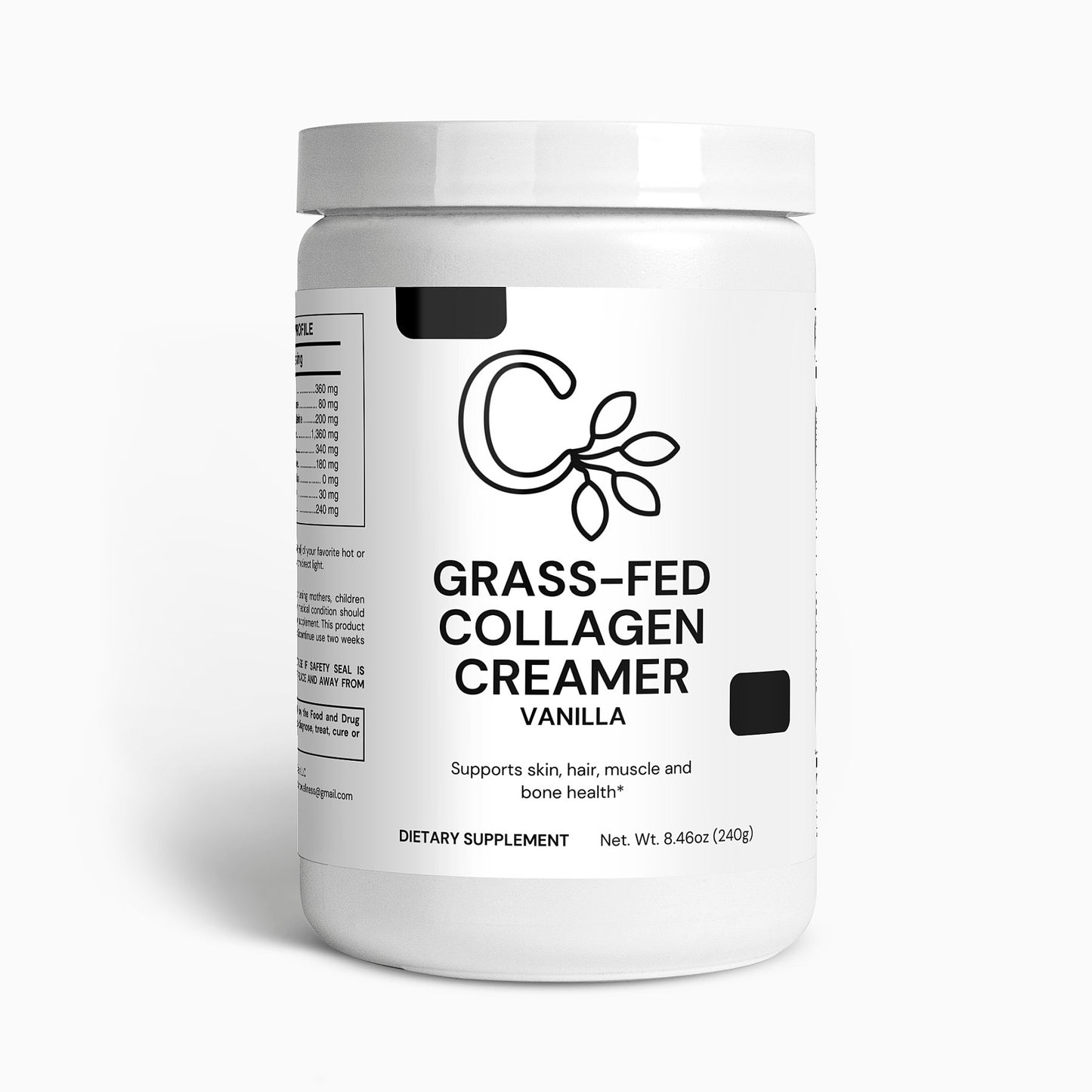 Comito Wellness Grass-Fed Collagen Creamer (Vanilla)