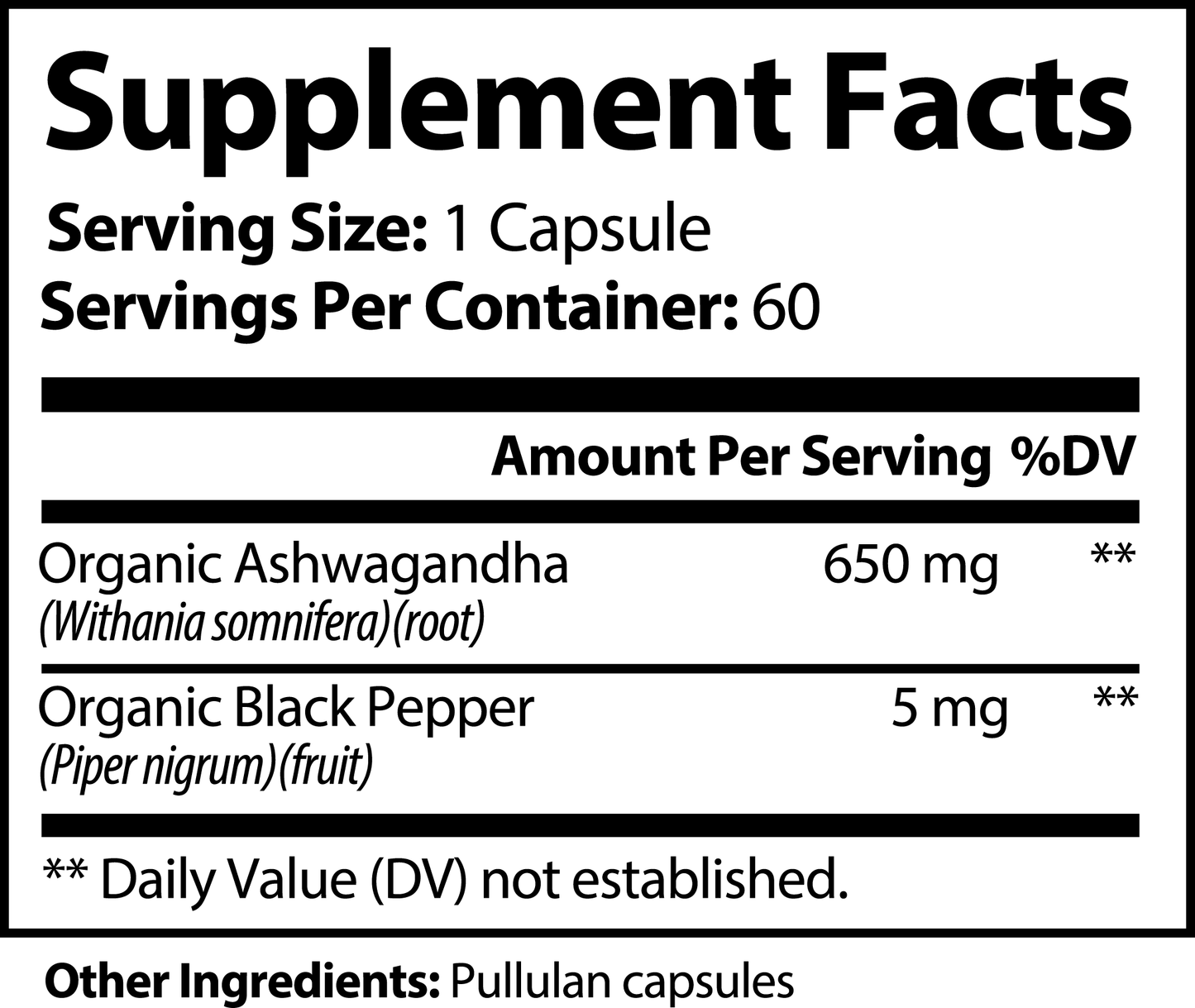 Comito Wellness Ashwagandha