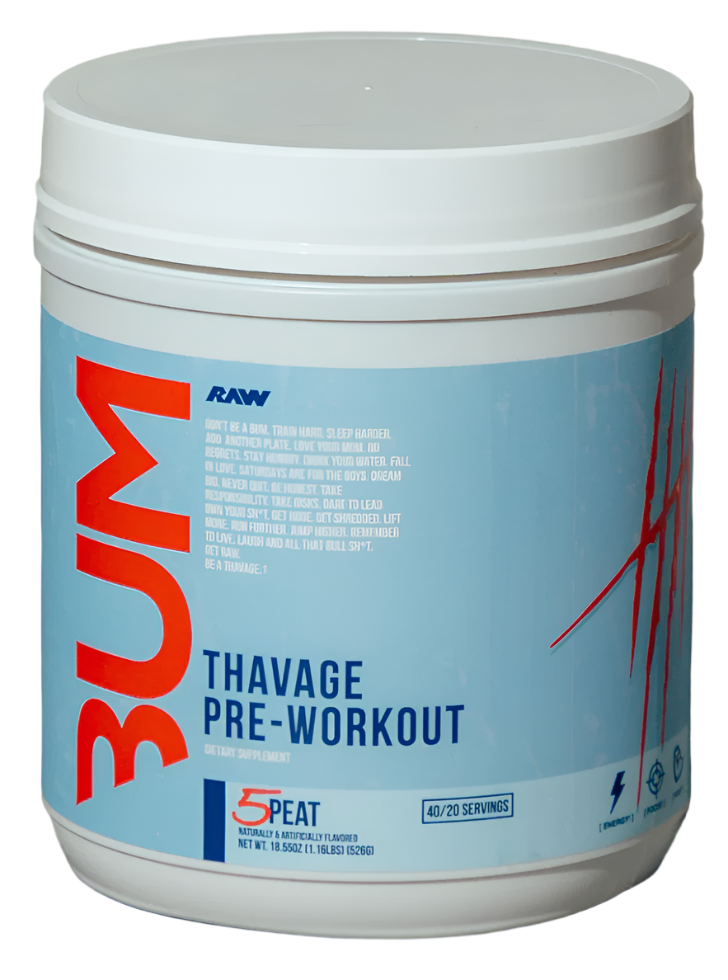 Raw Cbum Thavage Pre-Workout