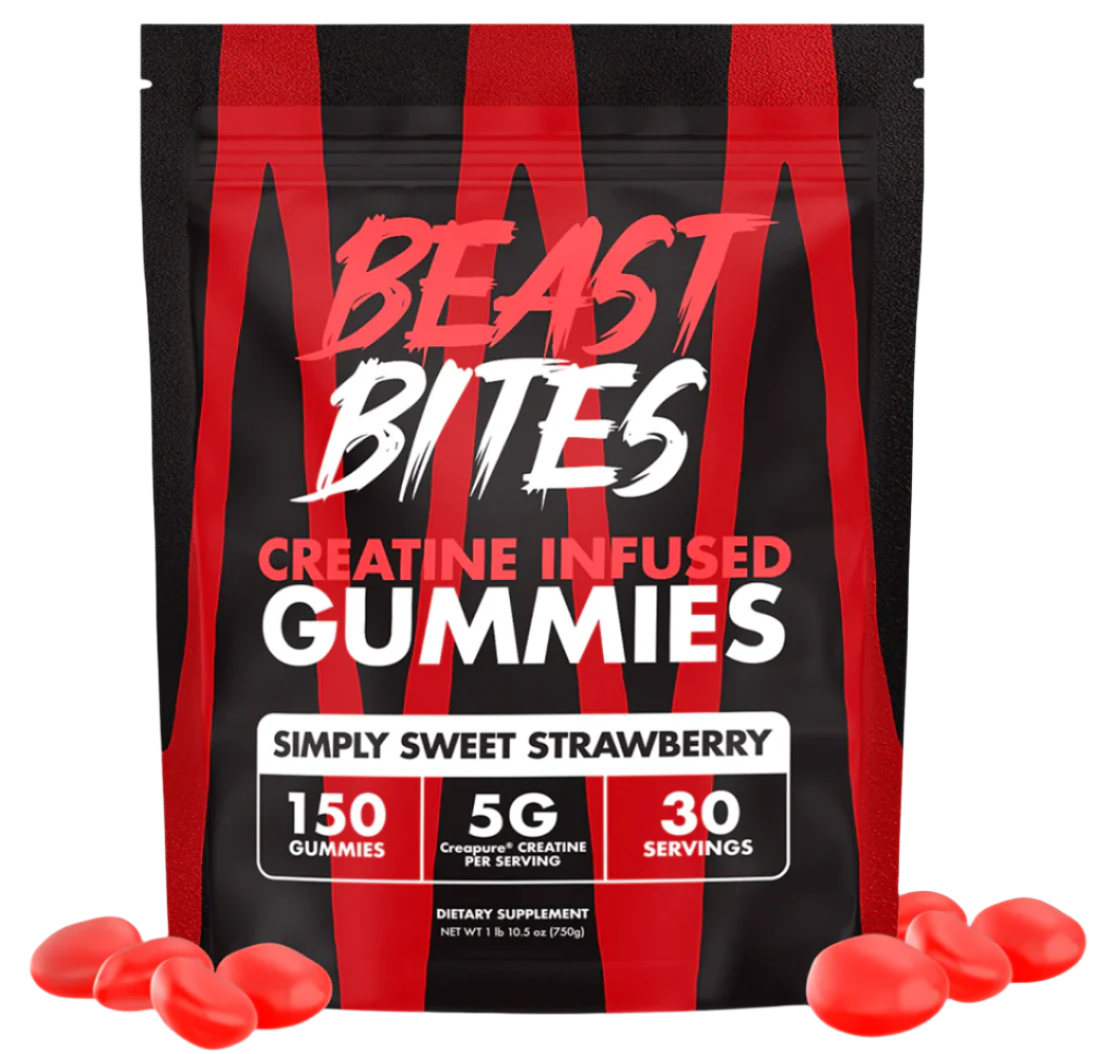 Beast Bites Creatine Infused Gummies 150 Count