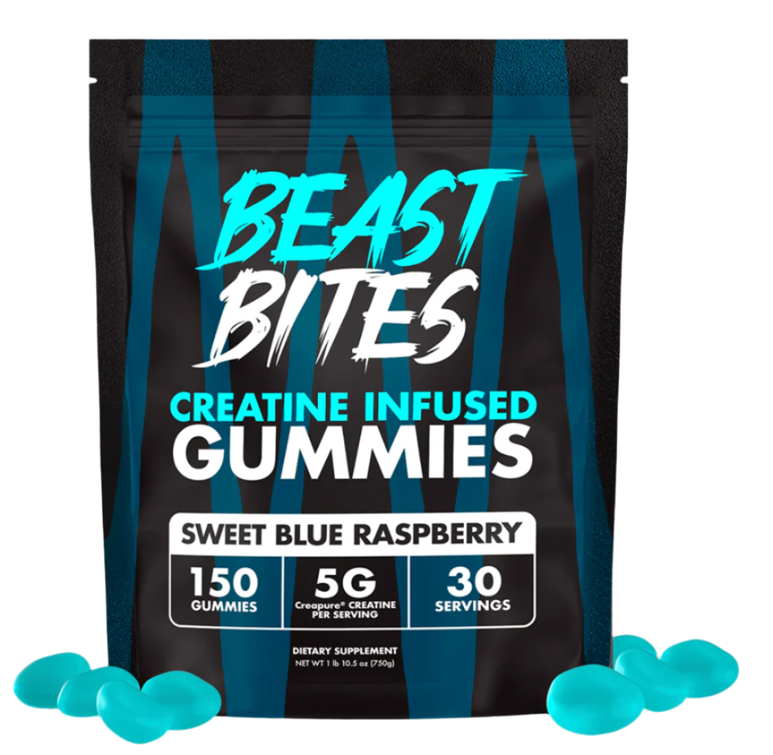 Beast Bites Creatine Infused Gummies 150 Count