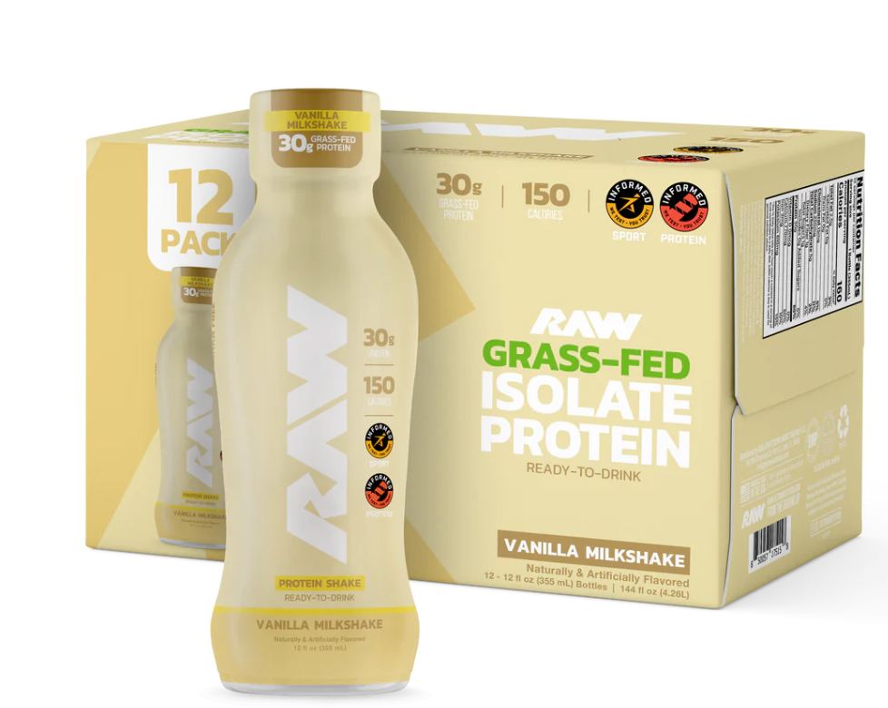 Raw Nutrition Ready to Drink 30g Protein RTD – 12-Pack