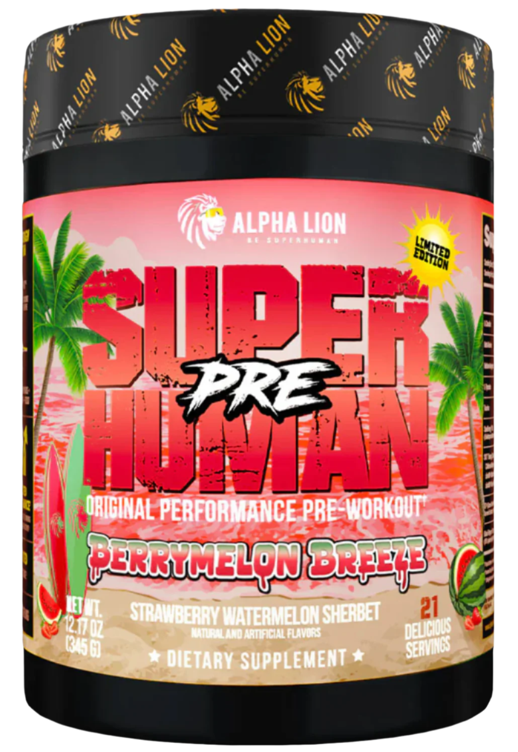 Alpha Lion Superhuman Pre Workout 21srv (Choose Flavor)