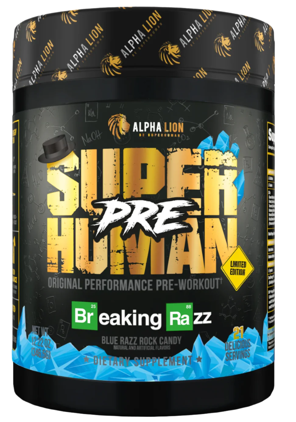 Alpha Lion Superhuman Pre Workout 21srv (Choose Flavor)