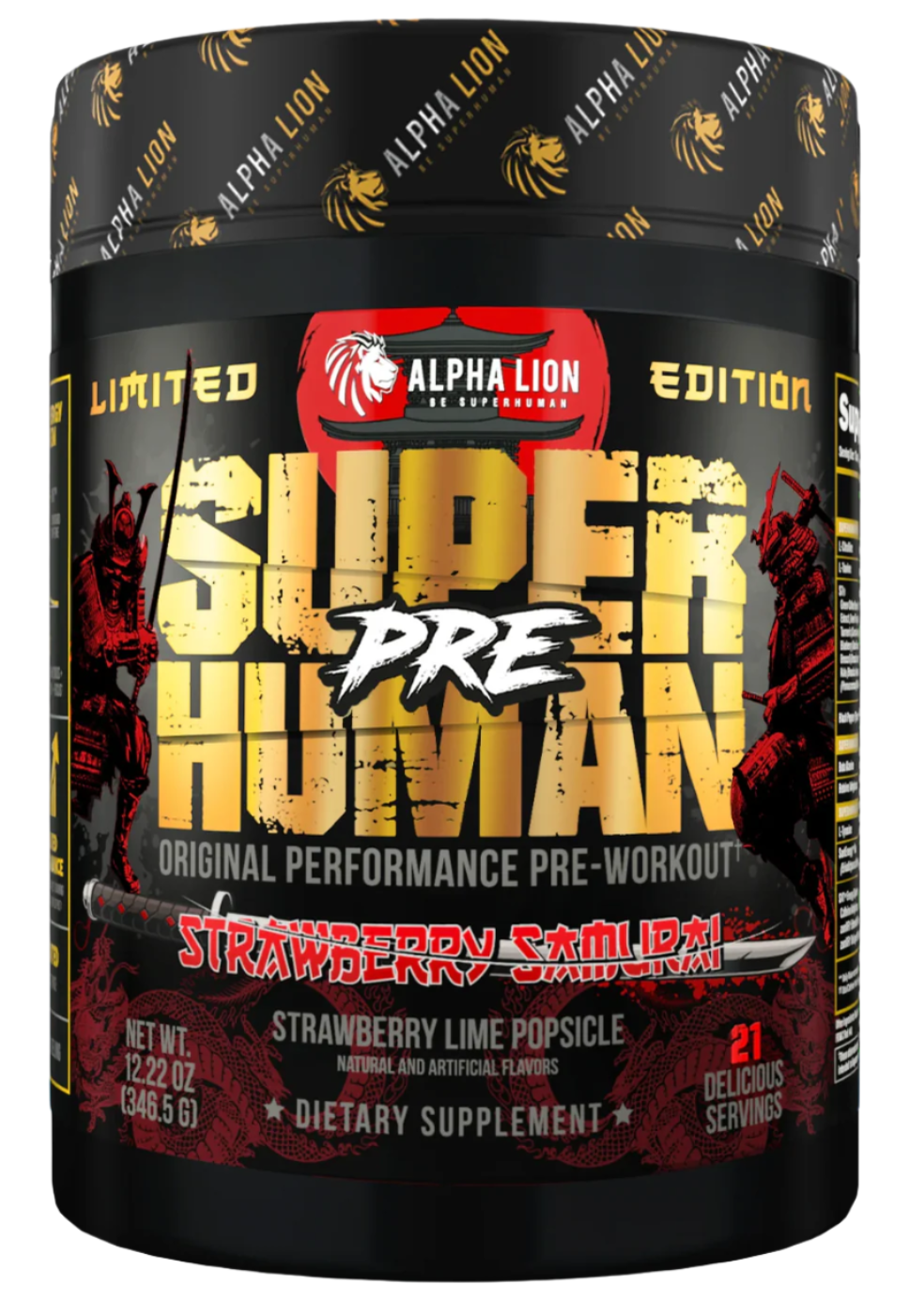 Alpha Lion Superhuman Pre Workout 21srv (Choose Flavor)