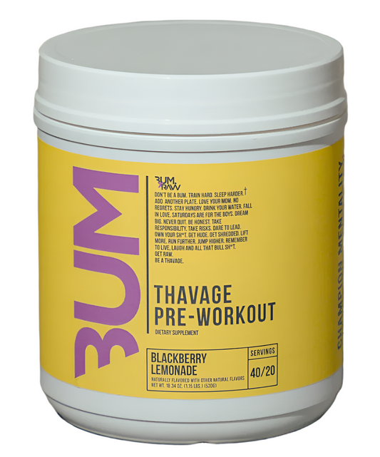 Raw Cbum Thavage Pre-Workout