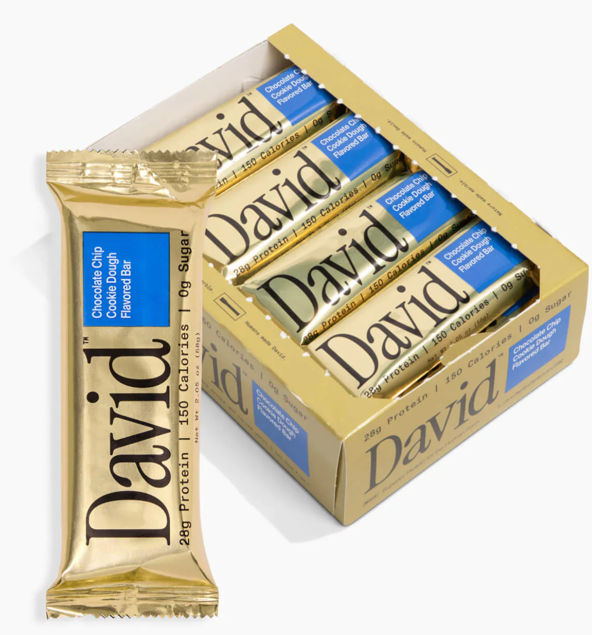 David Protein Bars: 28g Protein, 150 Calories, 0g Sugar