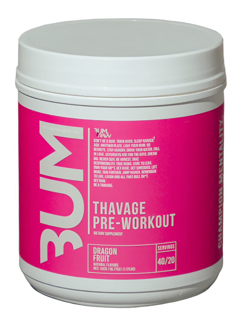 Raw Cbum Thavage Pre-Workout