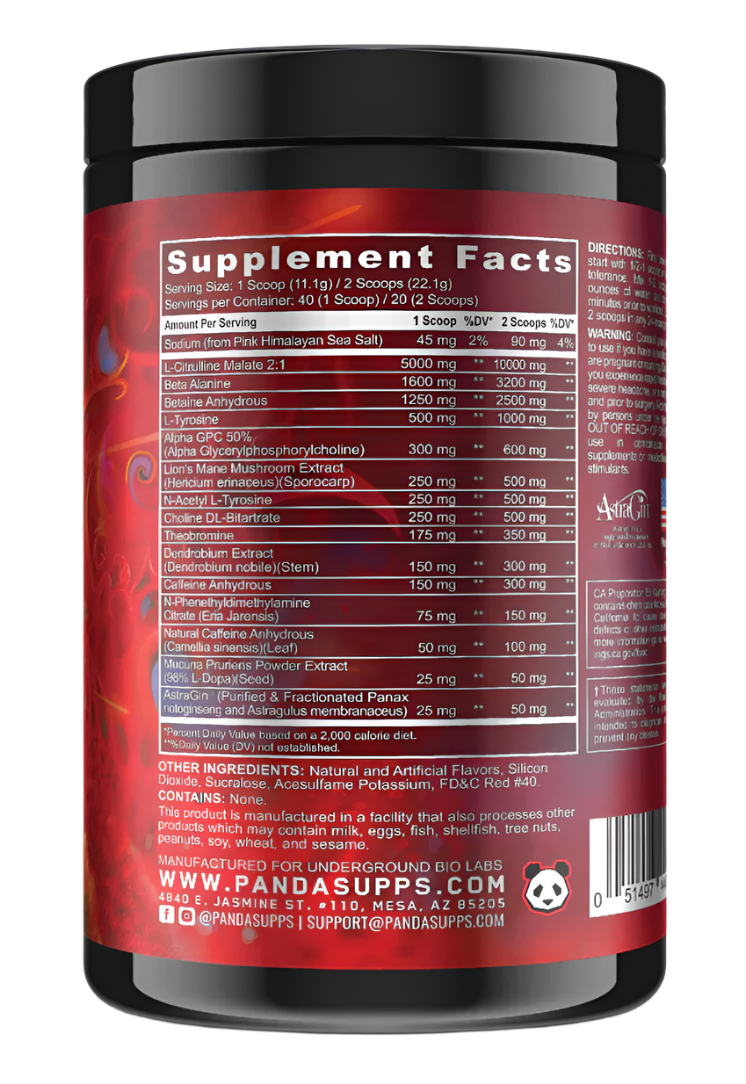 Panda Supps PANDA VS GORILLA Collaboration Pandas Blood | Gorillas Blood