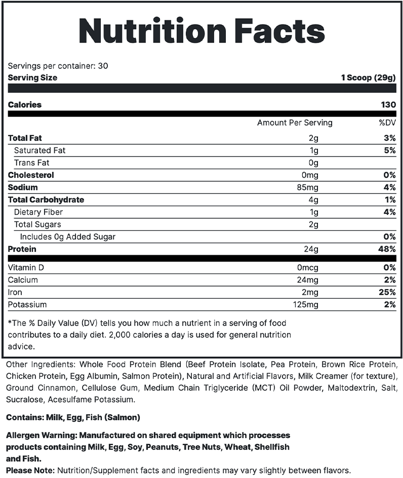 Redcon1 MRE LITE Whole Food Protein (Choose Flavor)