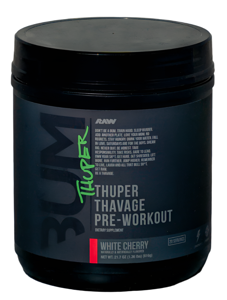 RAW Nutrition CBUM Thuper Thavage Pre-Workout - High Stimulant Energy & Pump